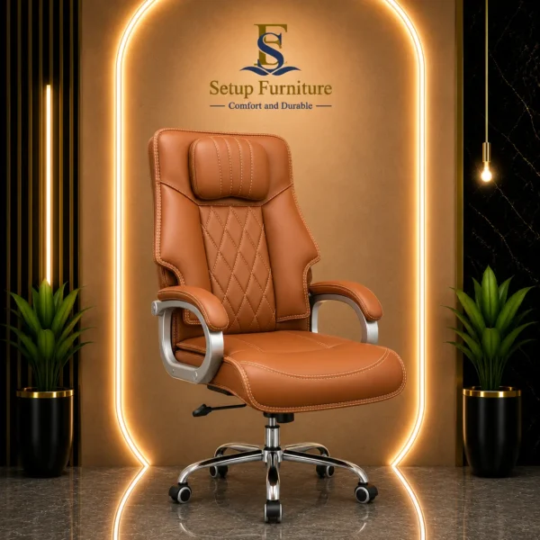 BOSS CHAIR – Brown/SF-1206