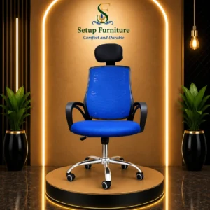 High-Back Office Chair – Blue/SF-
