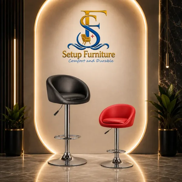 Round Leather Bar Stool/SF-1200