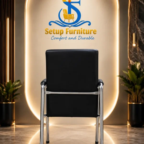 Visitor Chair SS BODY – Black/ SF-1501